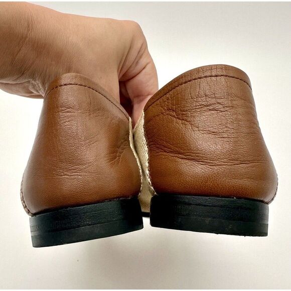 Gucci Brixton Beige Canvas Horsebit Buckle Loafers Web Stripe Flats EU 37 US 7 - Picture 7 of 12